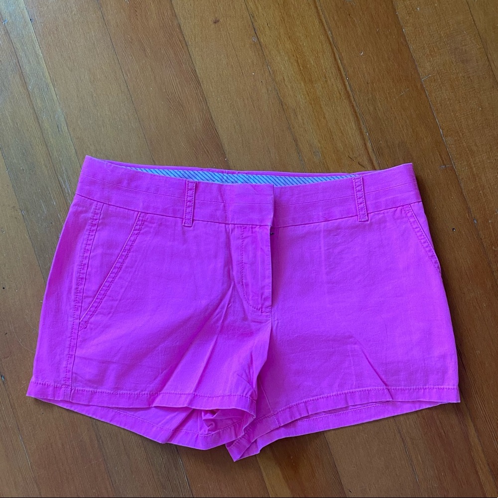 NWOT JCREW pink chino shorts
